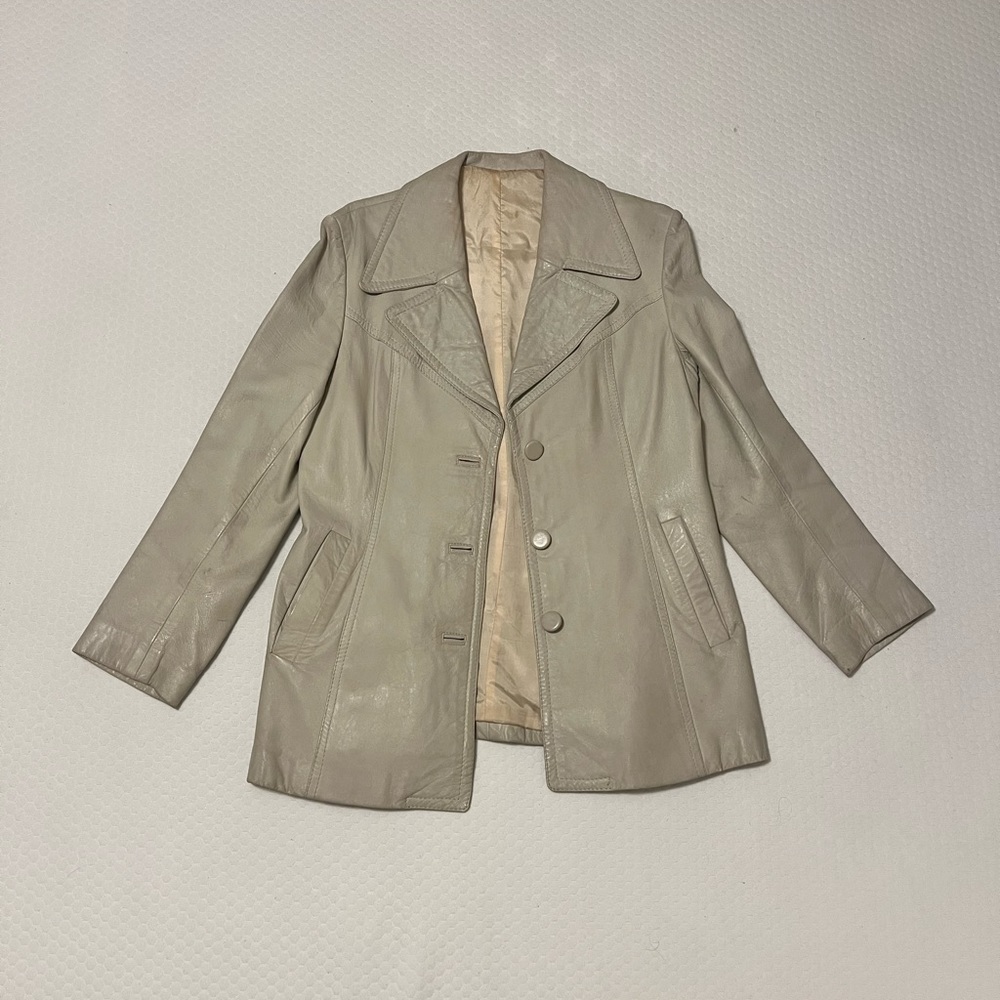 Vintage genuine leather jacket